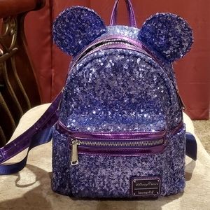 Disney Loungefly: Purple sequin
